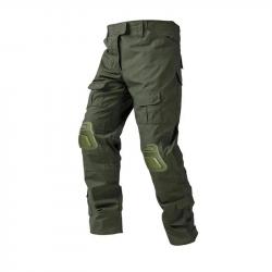 Men's Tactical CP Green Camouflage Cargo Pants Paintball Combat Trousers with Knee Pads Work Clothin
