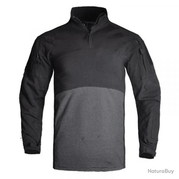 Mens Summer Breathable Long Sleeve T-shirts Outdoor Stand Collar Sports Tactical Camouflage Shirts Q