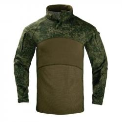Mens Summer Breathable Long Sleeve T-shirts Outdoor Stand Collar Sports Tactical Camouflage Shirts Q
