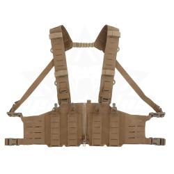 OPHIDIAN with M4 AR Magazine Pouch Adjustable Molle H-Type Vest Chest Gear Lightweight Zipper Link F