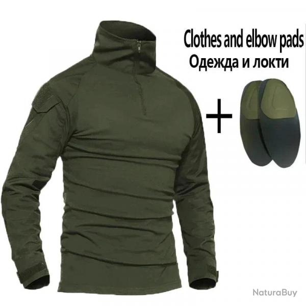 Softair Paintball Suits Work Clothing Uniform Training Suit Men Durable Breathable T-shirt Cargo Hun