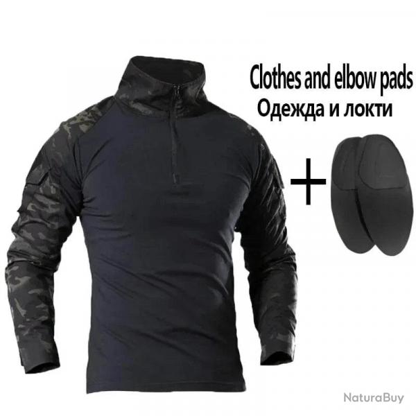 Softair Paintball Suits Work Clothing Uniform Training Suit Men Durable Breathable T-shirt Cargo Hun