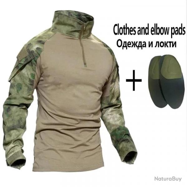 Softair Paintball Suits Work Clothing Uniform Training Suit Men Durable Breathable T-shirt Cargo Hun