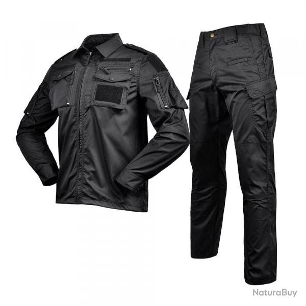 Uniforme combat TacDef Mk.III XMG - Noir / XXXL (90-100kg)