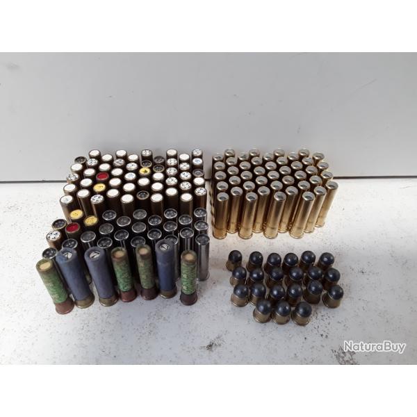 Lot de 148 balles/ cartouches cal.9mm flobert