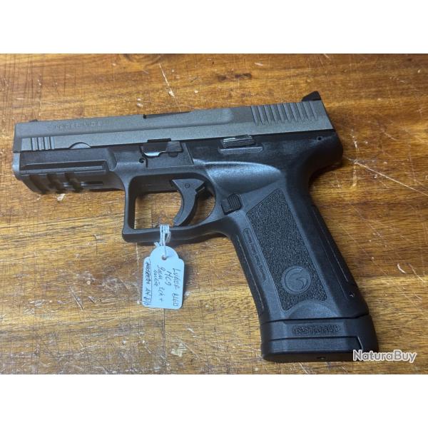 Super Prix ! Pistolet Luger MC9 - Noir / Gris - 9MM - 15+1 coups - Etat exceptionnel - ADF-BL659-01