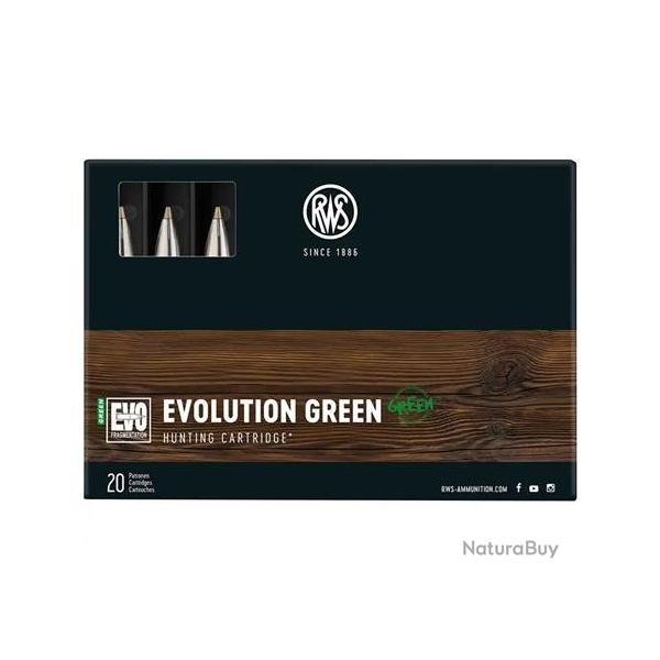 1 Boite de Balles RWS 9.3x62 EVO GREEN 184gr