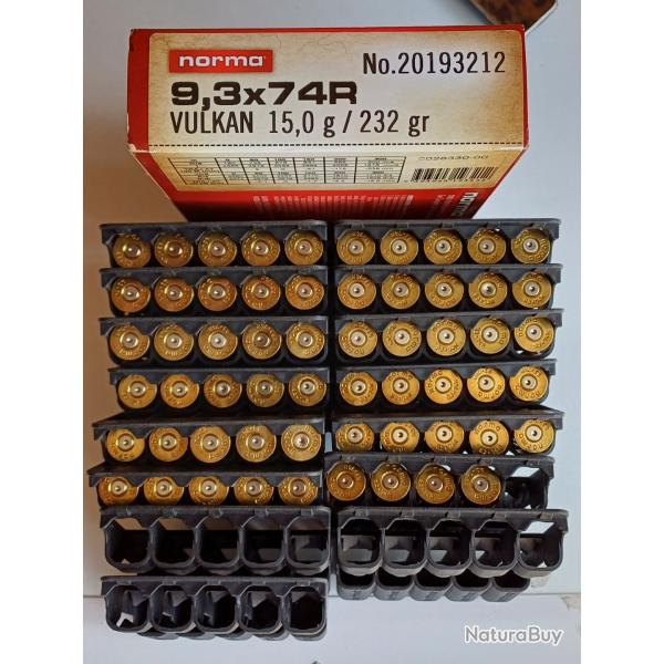 Etuis douilles 9.3x74r norma