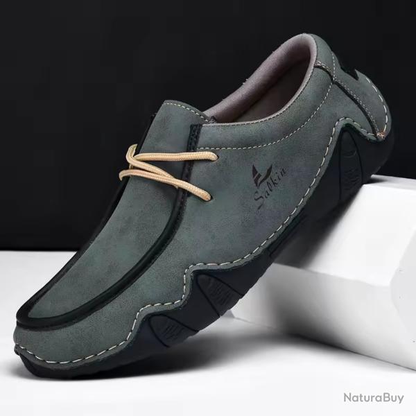 Chaussures homme cuir automne | Mocassins dcontracts respirants | Baskets marche rando ville
