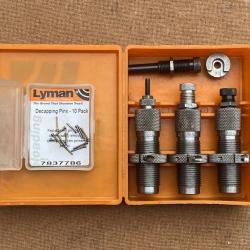 Outils Lyman carbure, cal .38sp/357Mag + aiguilles