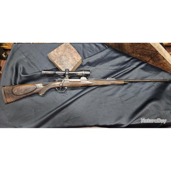 Carabine FRANCOTTE Cal. 9,3 x 64 sur base mauser 98 crosse pour gaucher