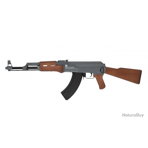 Kalashnikov AK-47 gris et bois lectrique non blow back | Cybergun (0000 1814) - Airsoft