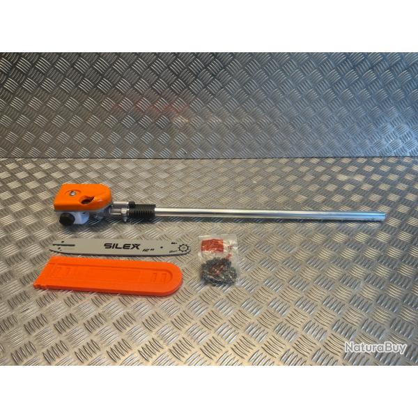kit perche lagueuse trononneuse pour dbroussailleuse 52cc Silex Gt garden Berlan Fuxtec Gartech