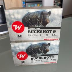 Chevrotine Winchester pour Cal12/70 (20pcs)