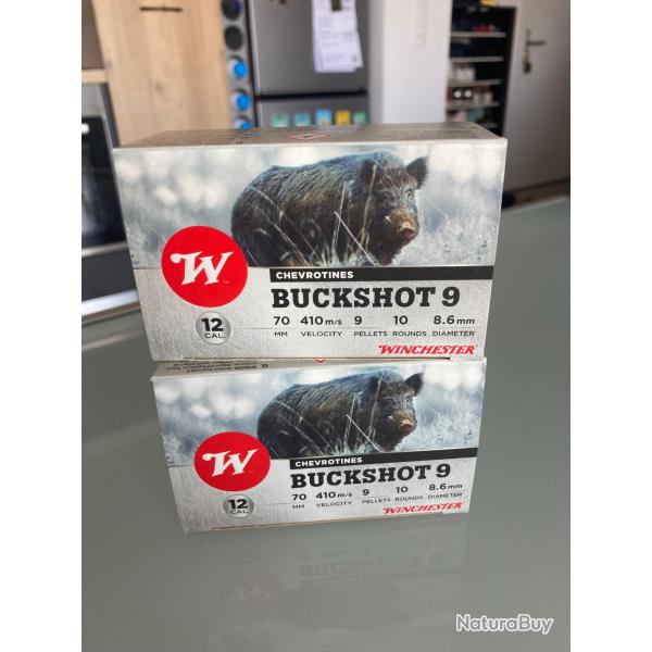 Chevrotine Winchester pour Cal12/70 (20pcs)