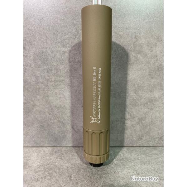 PACK Silencieux WYSSEN DEFENSE WD-Atto 9 FDE + Canon GLOCK 17 Gen 4 filet