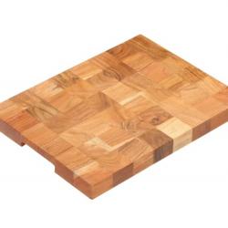 Planche à découper en bois d'acacia massif - 40x30 cm - idéale pour le barbecue