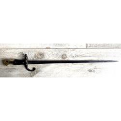 Ancienne Baionnette Fusil Gras St Etienne Aout 1877