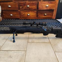 Tikka T1X 22LR fileté avec Crosse GRS Bifrost, lunette, bipieds
