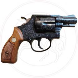 Revolver SAUER & SOHN - Mod. COMPACT avec gravures - Cal. 38 Special - Canon 2"