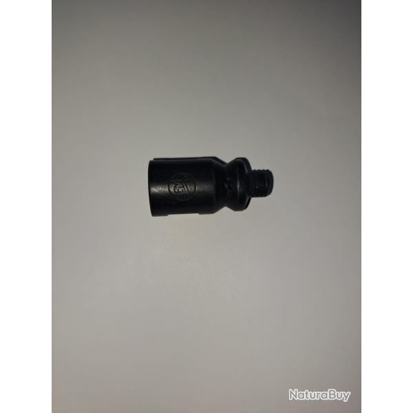 Adaptateur lance fuse pour pistolet d'alarme  blanc Bruni Mini Gap 9mm pak ( neuf )