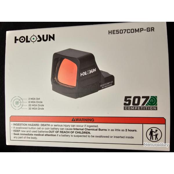 Point vert Holosun 507 Comp