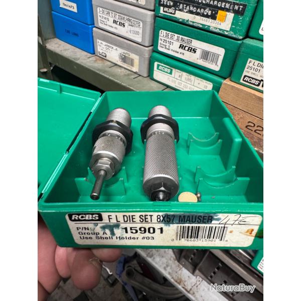 Outils rcbs 8/57 mauser