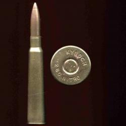 .280 ROSS - marquage : KYNOCH .280 NITRO - balle cuivre en deux parties