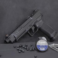 PISTOLET CANIK RIVAL CO2 C50 BLACK + 50 Billes Caoutchouc + 5 Co2 167 euros Frais de port Compris