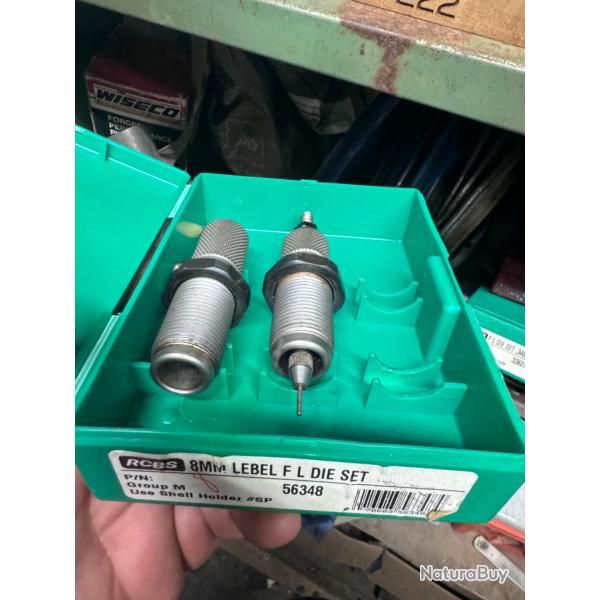 Outils 8 mm Lebel carabine rcbs 56348