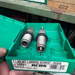 Outil rcbs 7,5x55 Schmidt rubin 33501