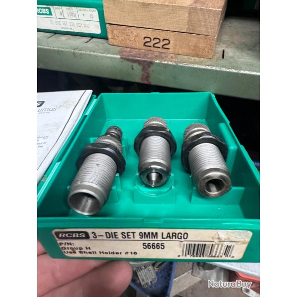 Outils rcbs 9 mm largo ou bergman