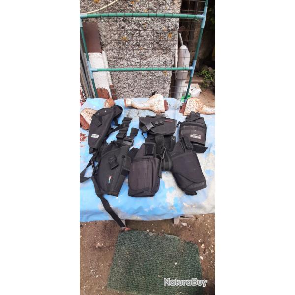 holsters airsoft (le lot) en cordura.