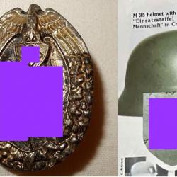 INSIGNE du LEGIONNAIRE CROATE WW2.