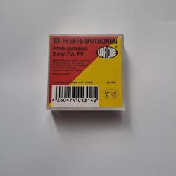 10 cartouches à blanc piment poivre WADIE ( date expiré ) 9mm pak