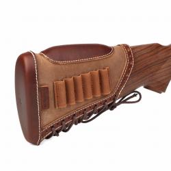 Busc cartouchière 100% cuir - tourbon - LIVRAISON GRATUITE