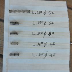 pièce détachée (lot de ressorts) pour arme