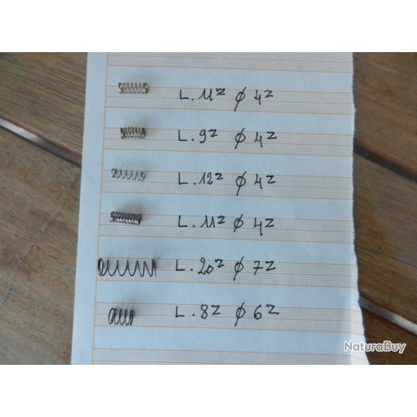 pice dtache (lot de petits ressorts) pour arme