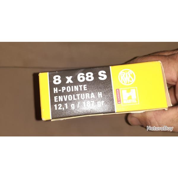 Balles 8x68S rws