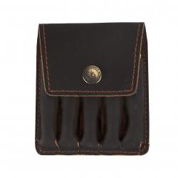 Pochette porte-muntitions en cuir - noir - LIVRAISON GRATUITE