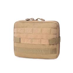 Pochette tactique multi-usages - système molle - kaki - LIVRAISON GRATUITE