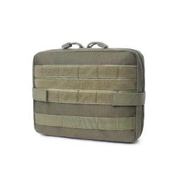 Pochette tactique multi-usages - système molle - verte - LIVRAISON GRATUITE