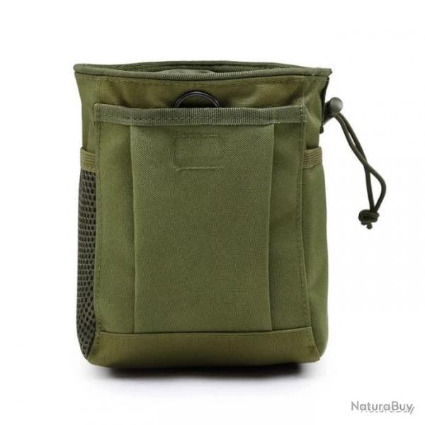 Sacoche tactiquepour munitions et accessoires - systme molle - verte - LIVRAISON GRATUITE