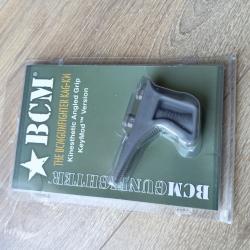 Poignée keymod KAG ANGLED GRIP gris bravo company bcm ar15 m16 M4 ak