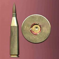 7.92 x 94 Panzerbüchse 38/39 - étui laiton 94 mm - marquage de 1939 : P aigleWaA700 39 3c