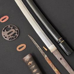 Wakizashi (katana court) japonais antique