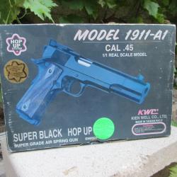 Collection vintage .pistolet airsoft KWC Nastoff 45 (etg)