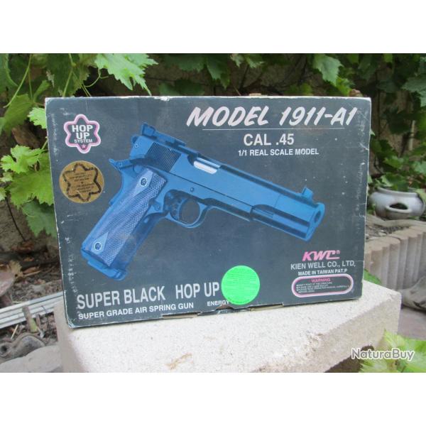 Collection vintage .pistolet airsoft KWC Nastoff 45 (etg)