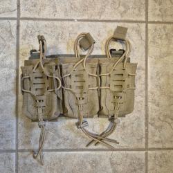 Porte chargeur triple/front panel