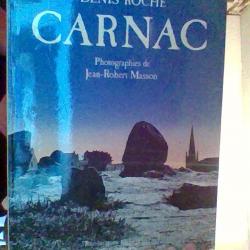 Carnac par Denis Roche photographie Jean-Robert Masson - Edition Suger -